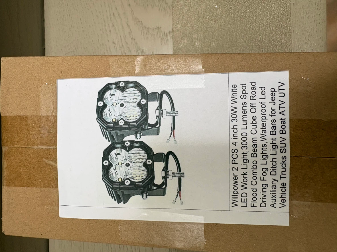 Willpower 2 PCS 4 inch LED Work Lights