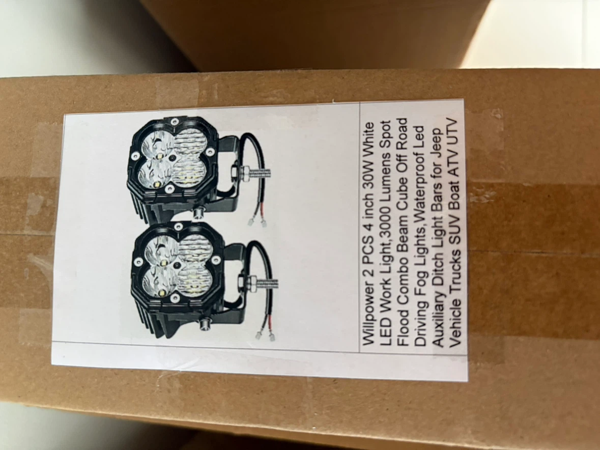 Willpower 2 PCS 4 inch LED Work Lights - photo 3