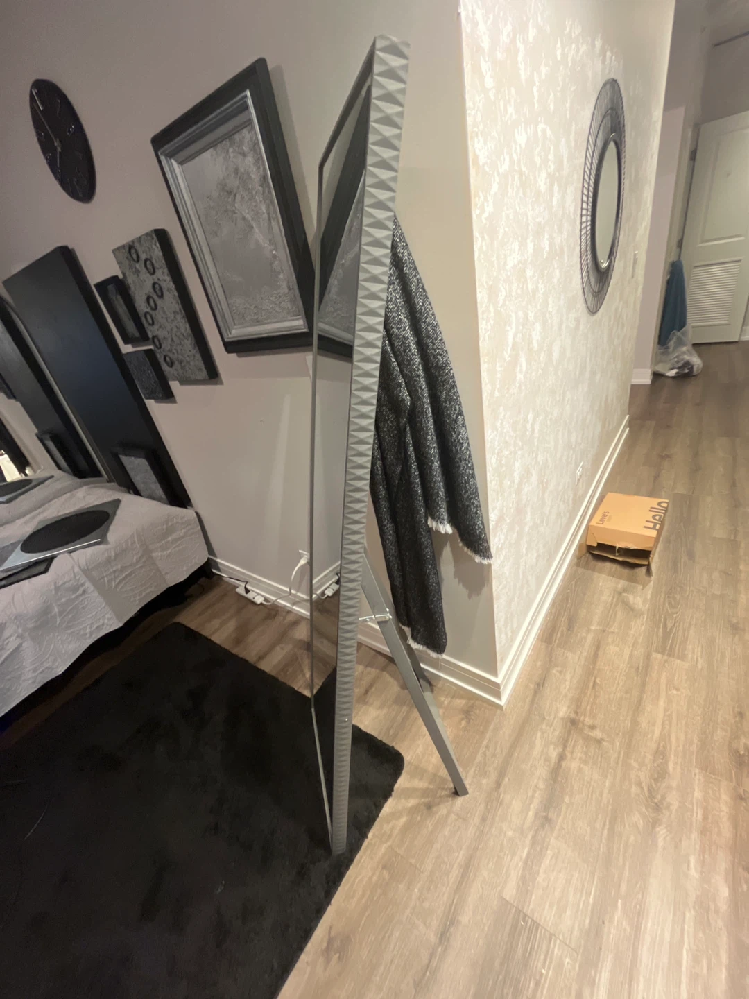 70” X 16” Gray Stand up MIRROR - photo 3