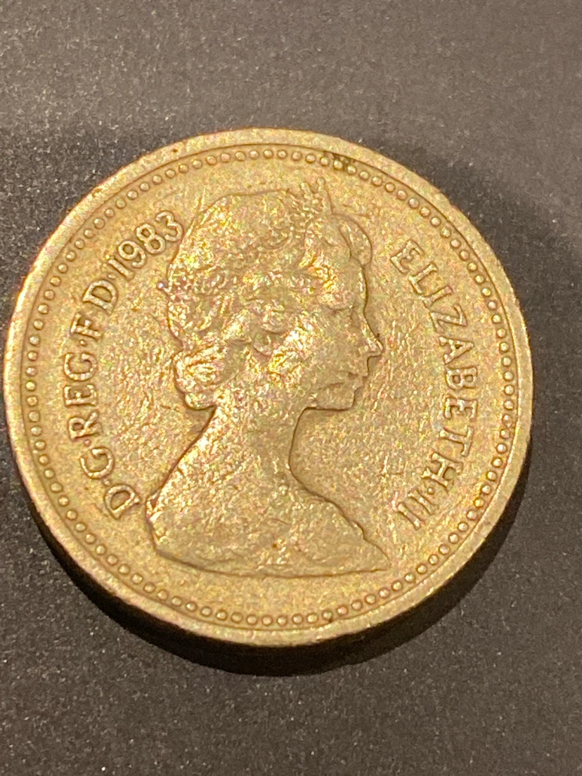 1983 One Pound Coin - photo 2