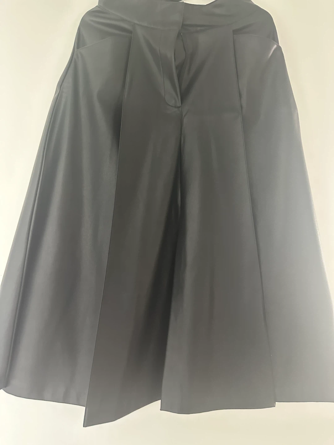 Zara Faux Leather Skirt Black EUR XS