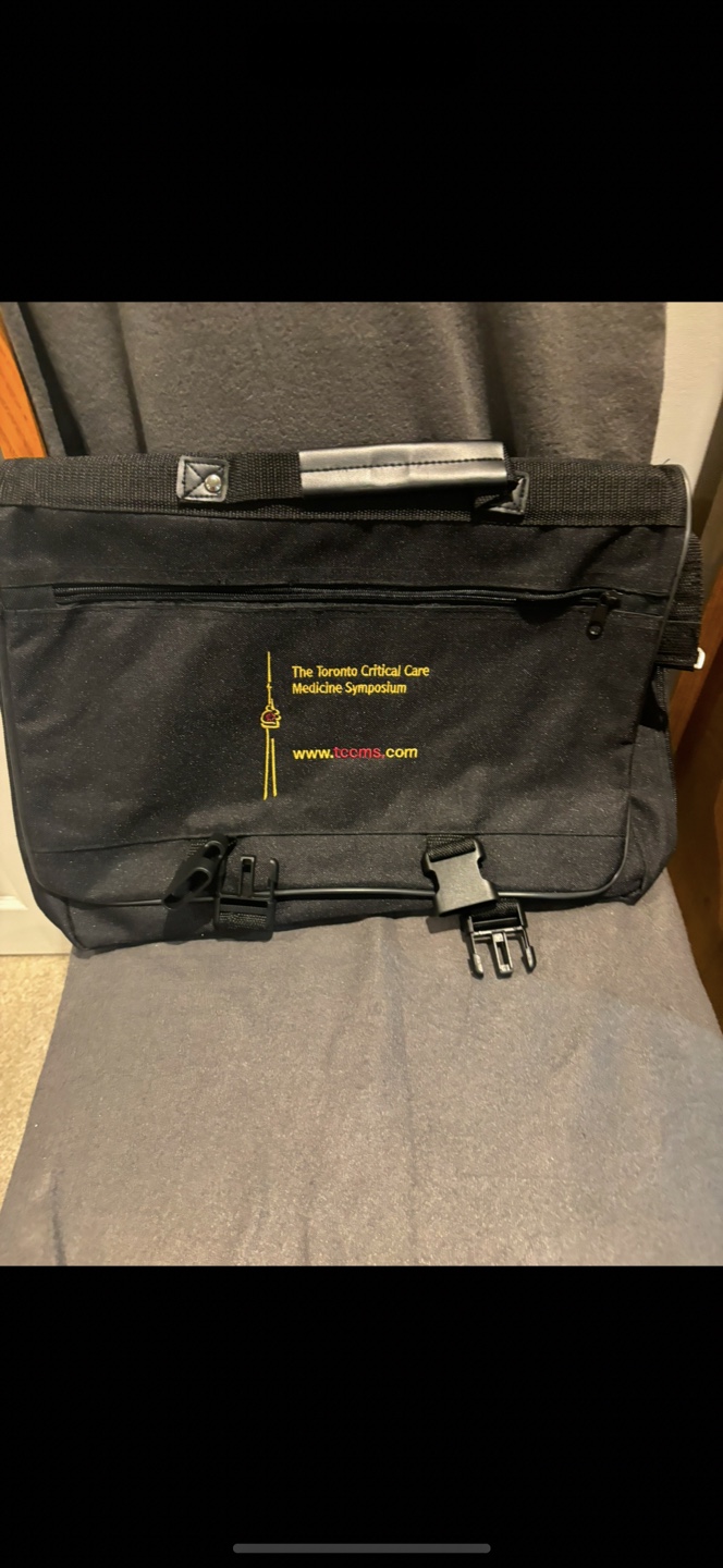 Black  Messenger Bag