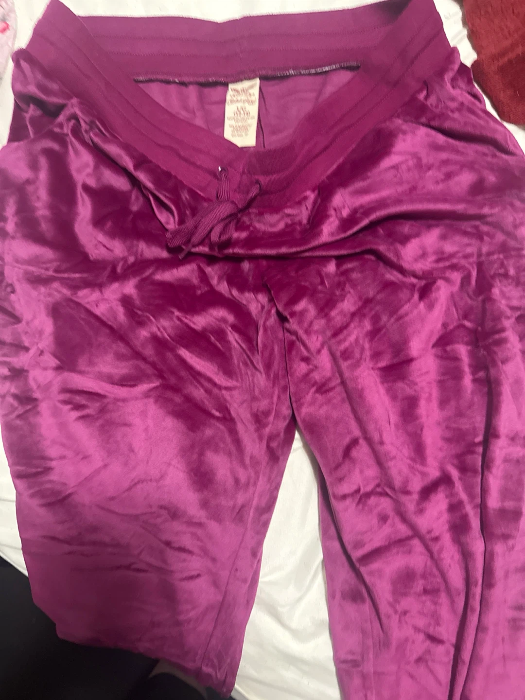 Pink Velour Jogger Pants - photo 2