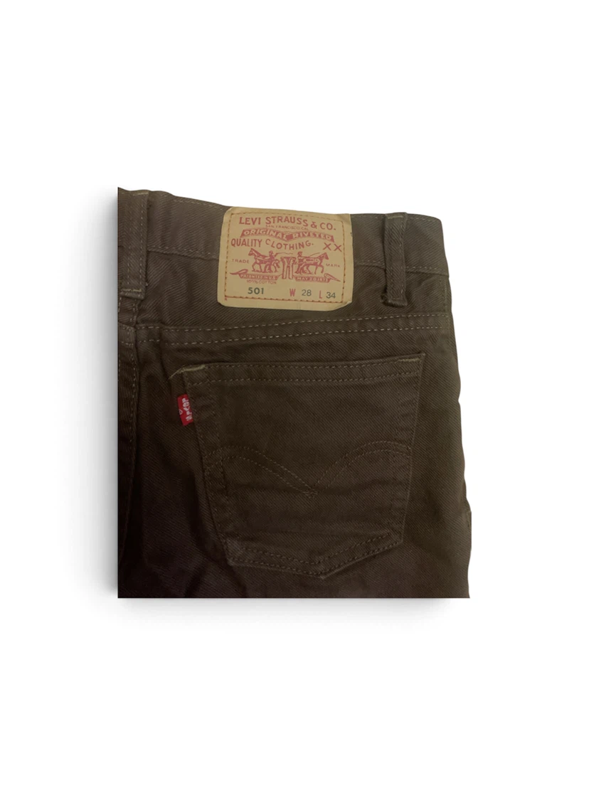 Levi's 501 Brown Jeans - photo 2