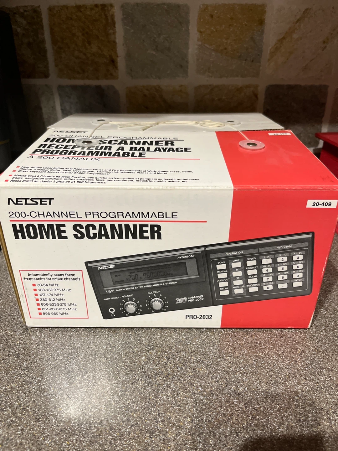 Netset 200 Channel programmable scanner