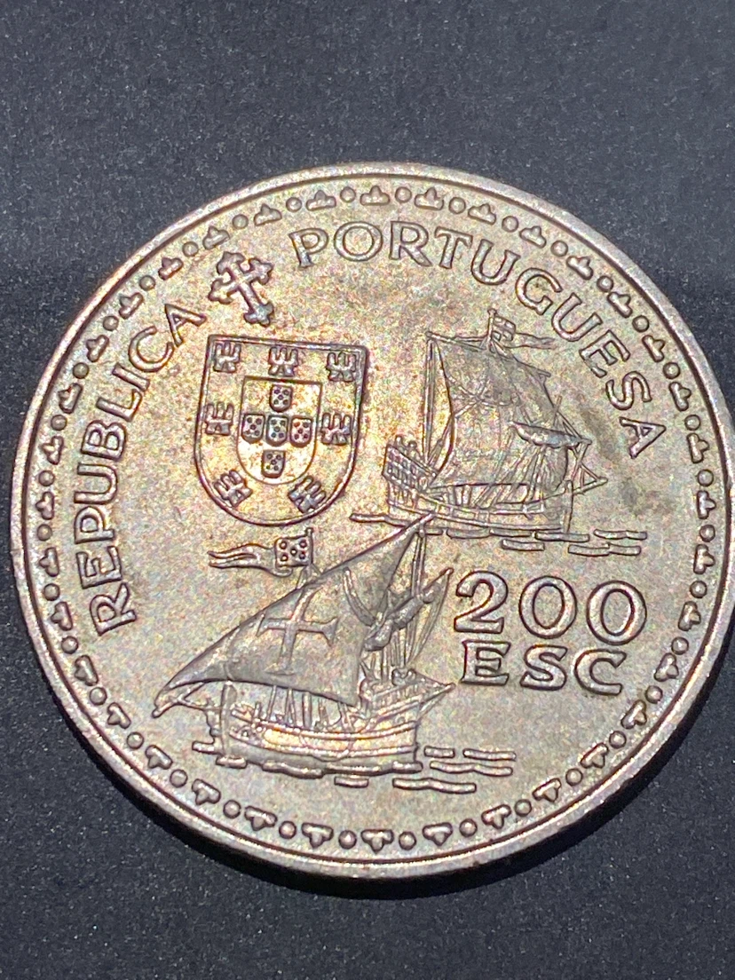 Portugal 200 Escudos Coin - Henrique O Navegador 1394-1994 - photo 2
