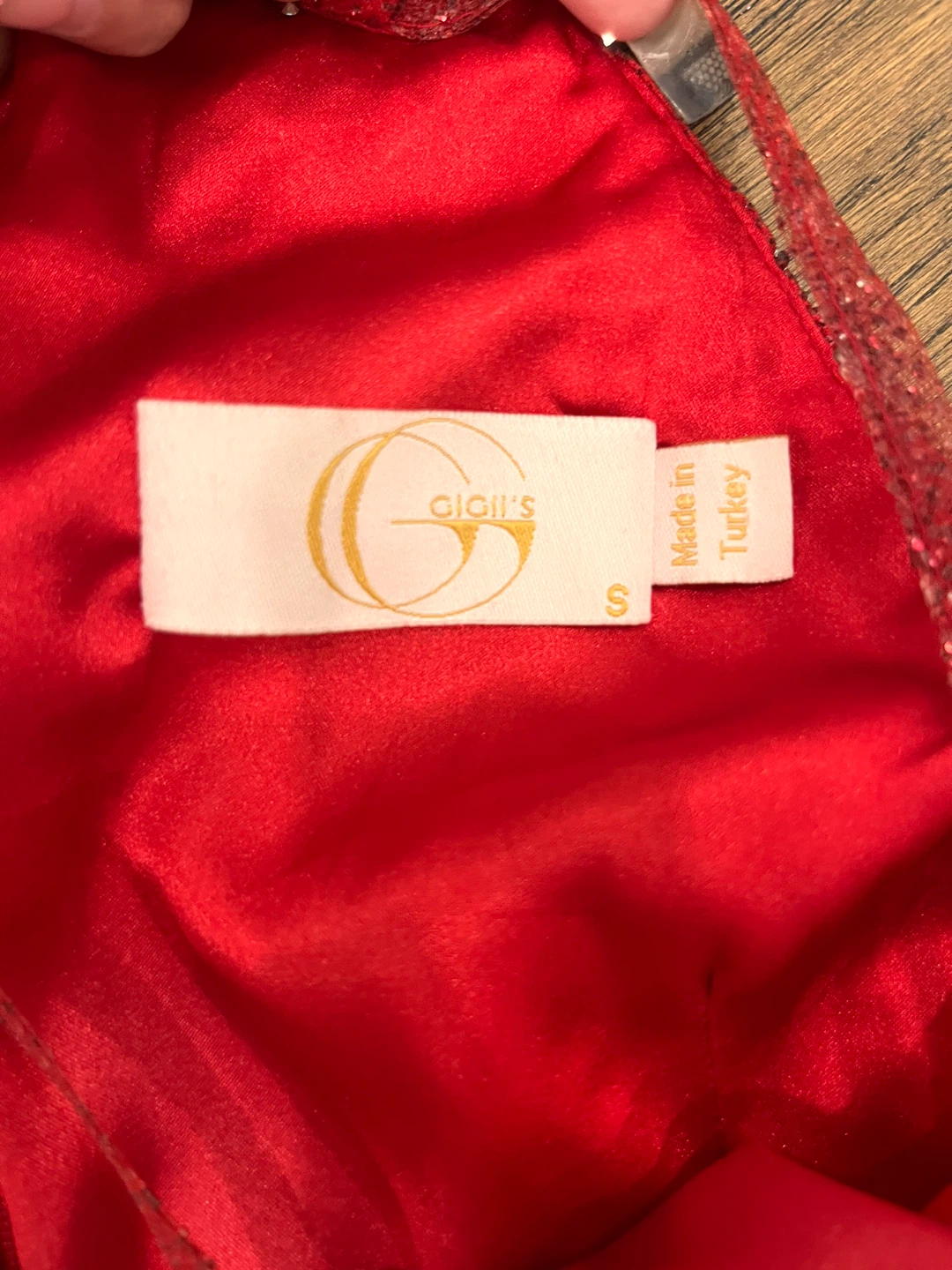 Gigi's Red Sequin Halter Dress - photo 3