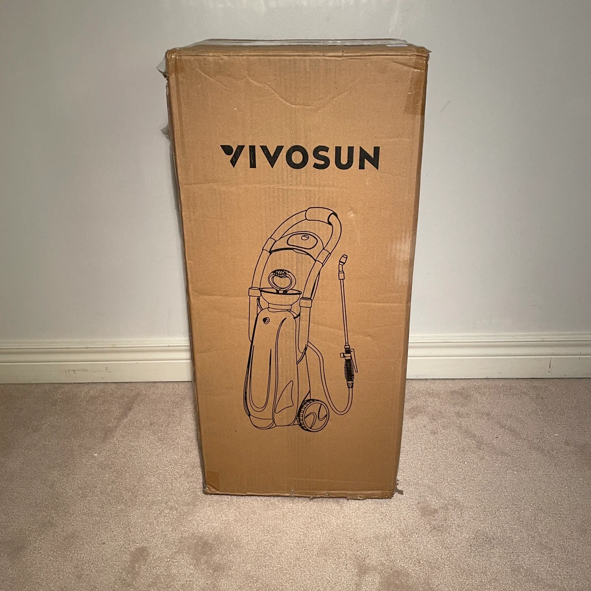 NEW!! VIVOSUN 12L Garden Wheeled Pump Sprayer - MSRP $141 - photo 2