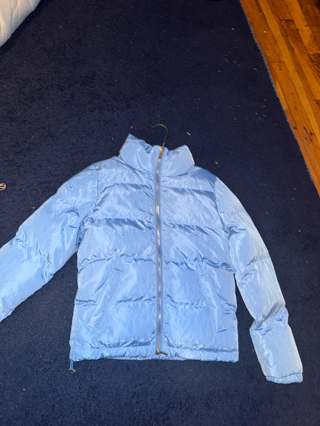 Dior Puffer Jacket Baby Blue Monogram kids - photo 2