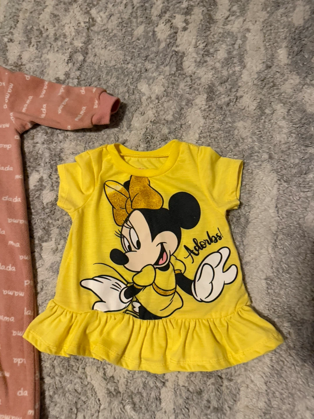Baby Girl Outfit: Minnie Mouse Dress & Sleep Sack - photo 2
