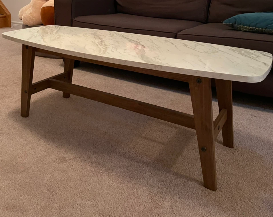 Marble Top Coffee Table