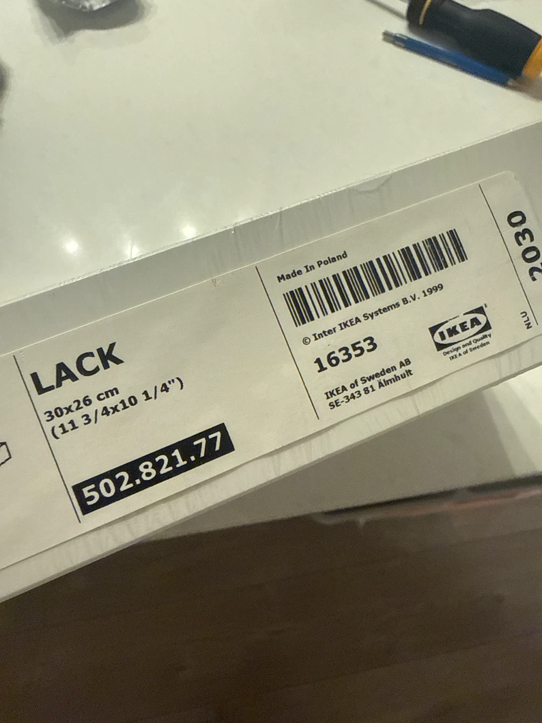 2x IKEA LACK Shelf - photo 2