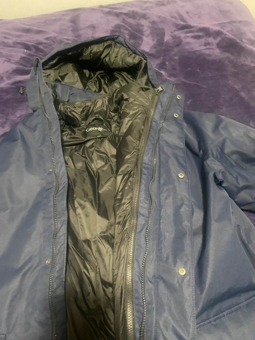 George navy blue winter jacket - photo 2