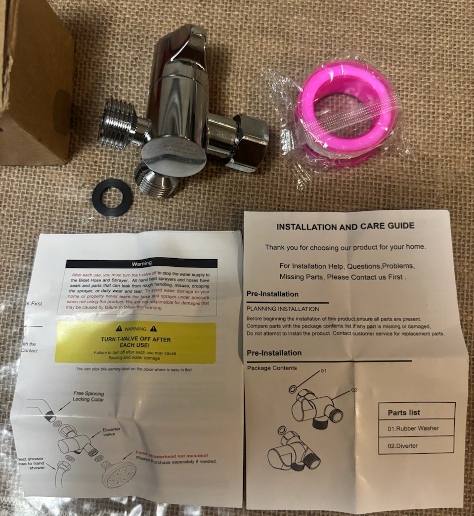 Bidet Diverter Valve