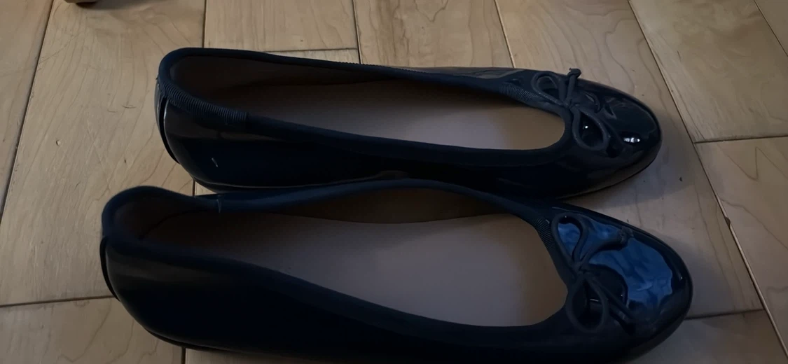 Aerosoles Women's Dark Blue Patent Ballet Flats - photo 2