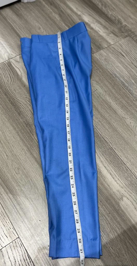 Boys Blue Suit with Vest and Tie - photo 2