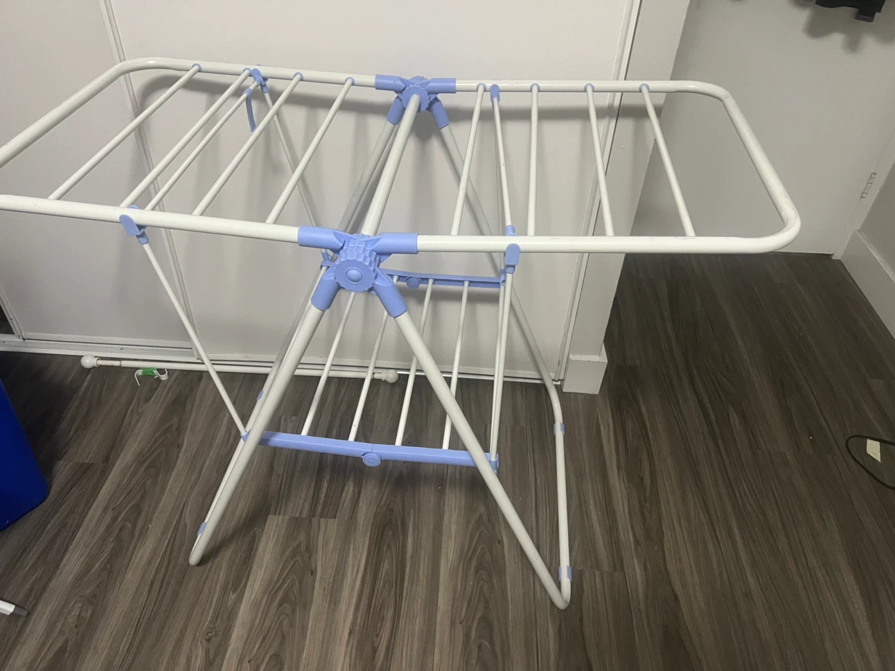 White Folding Clothes Drying Rack