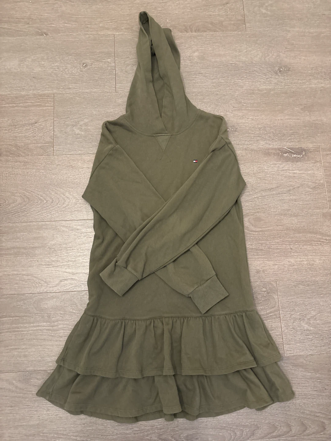 Tommy Hilfiger Hoodie Dress - Olive Green - photo 2