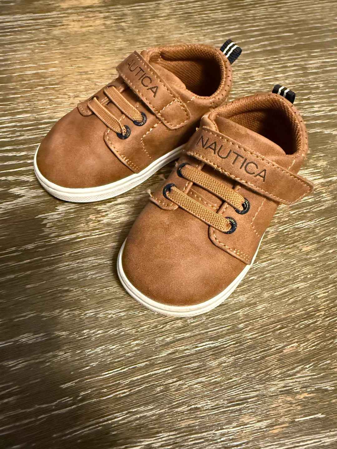 Nautica Baby Boys Brown Shoes size 4 (lightly used) - photo 2
