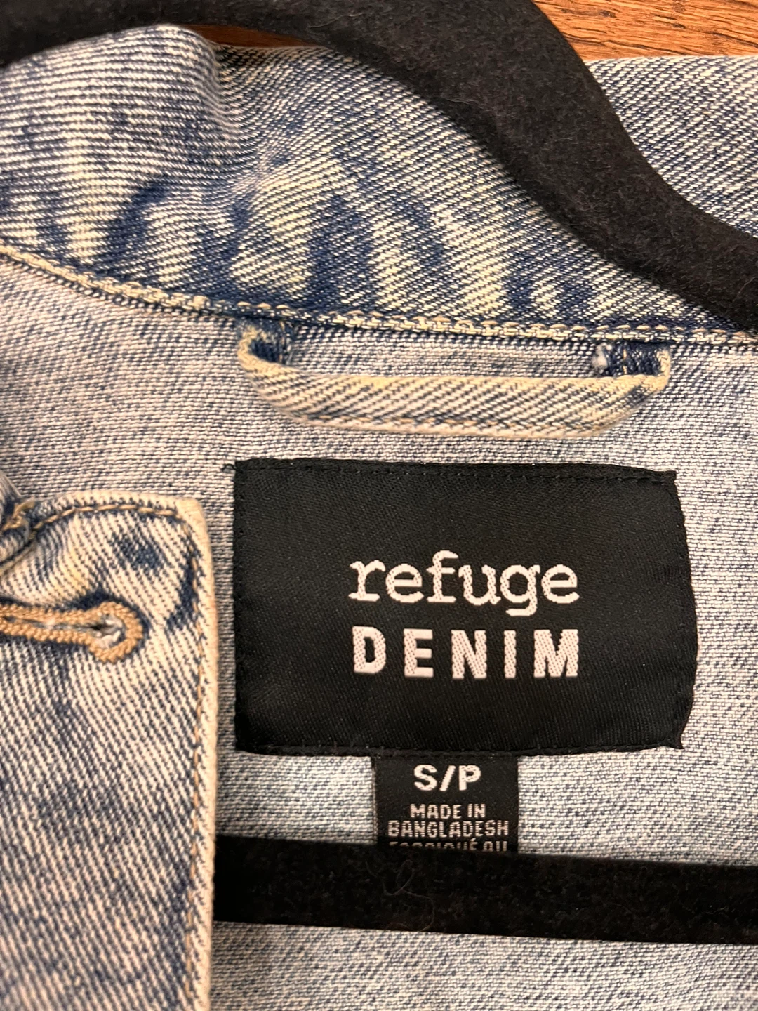Refuge Denim Cropped Jean Jacket - photo 2