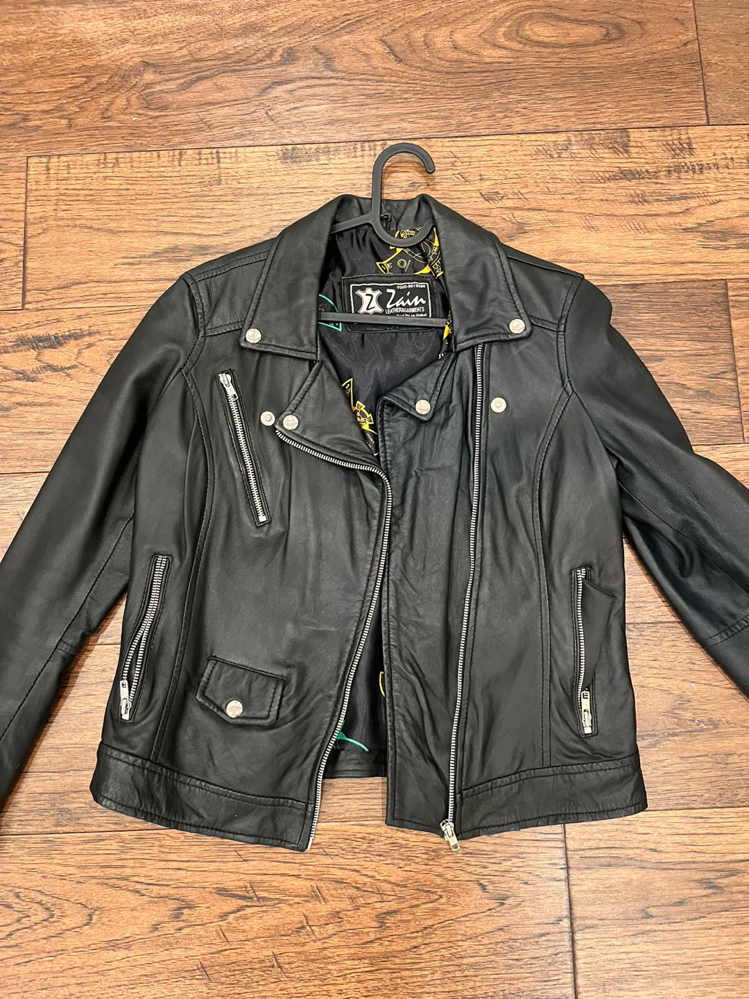 Zain Leather & Garments Black Leather Jacket