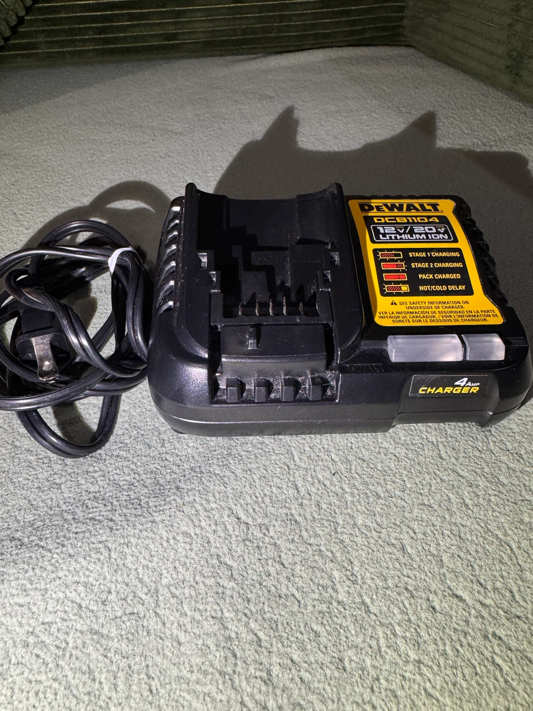 DEWALT DCB1104 12V/20V Lithium Ion Battery Charger