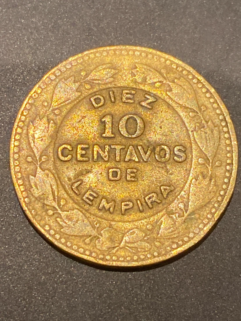 10 Centavos de Honduras Coin 1976 - photo 2
