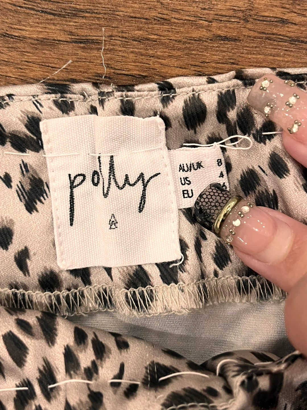 Princess Polly  Cheetah Print Maxi Skirt Size 8 - photo 3