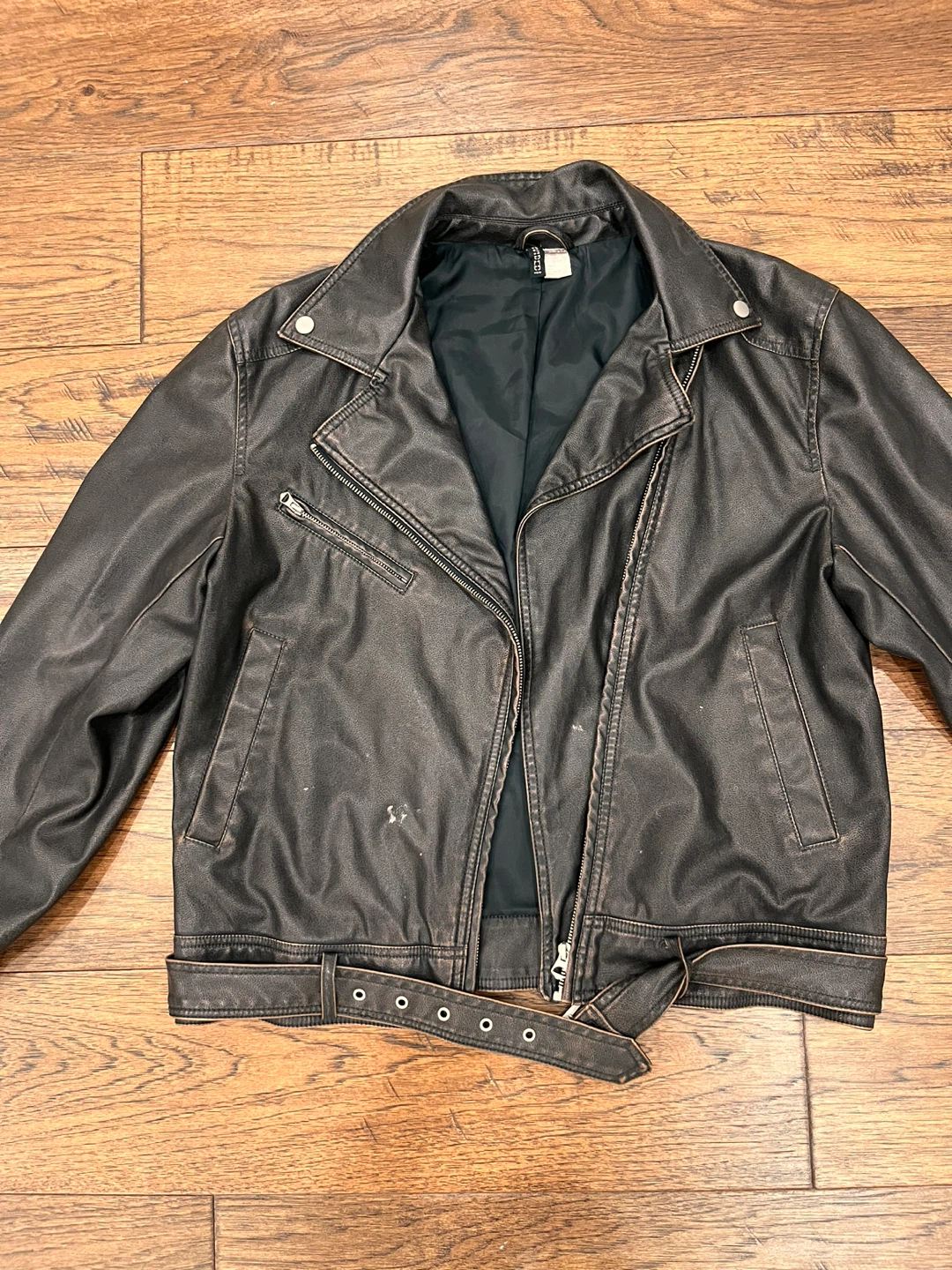 &M Faux Leather Biker Jacket