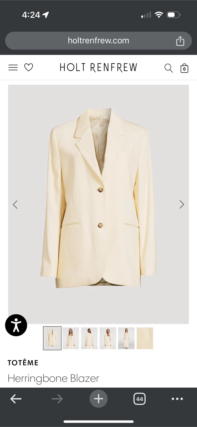 TOTÊME Herringbone Blazer - photo 3