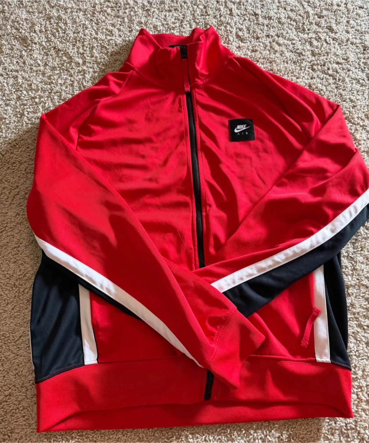 Nike Air Track Jacket - Red/Black/White - Medium - photo 2