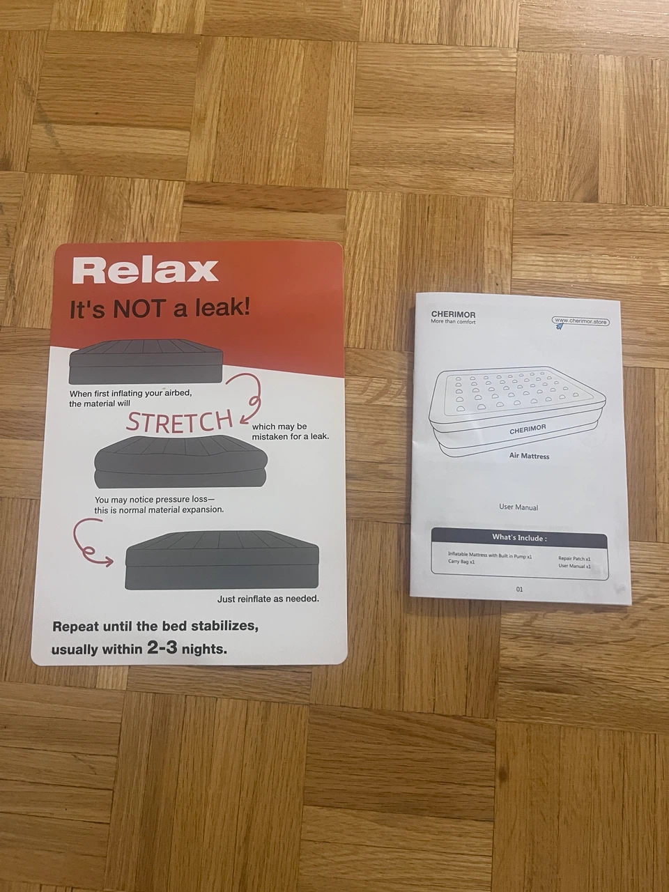SleepLux Air Mattress Queen Size with Built-in Pump - photo 5