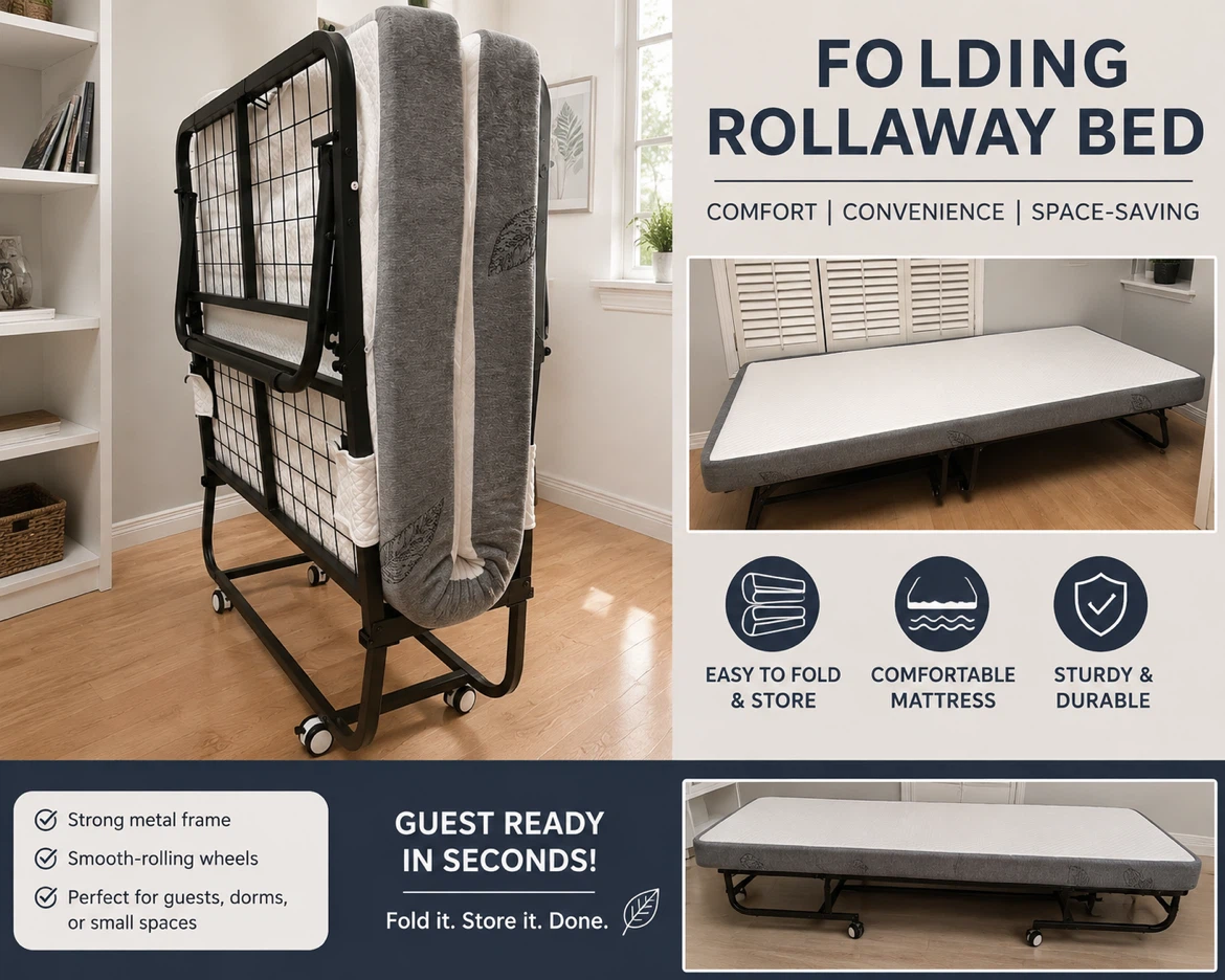 Folding Rollaway Bed - photo 4
