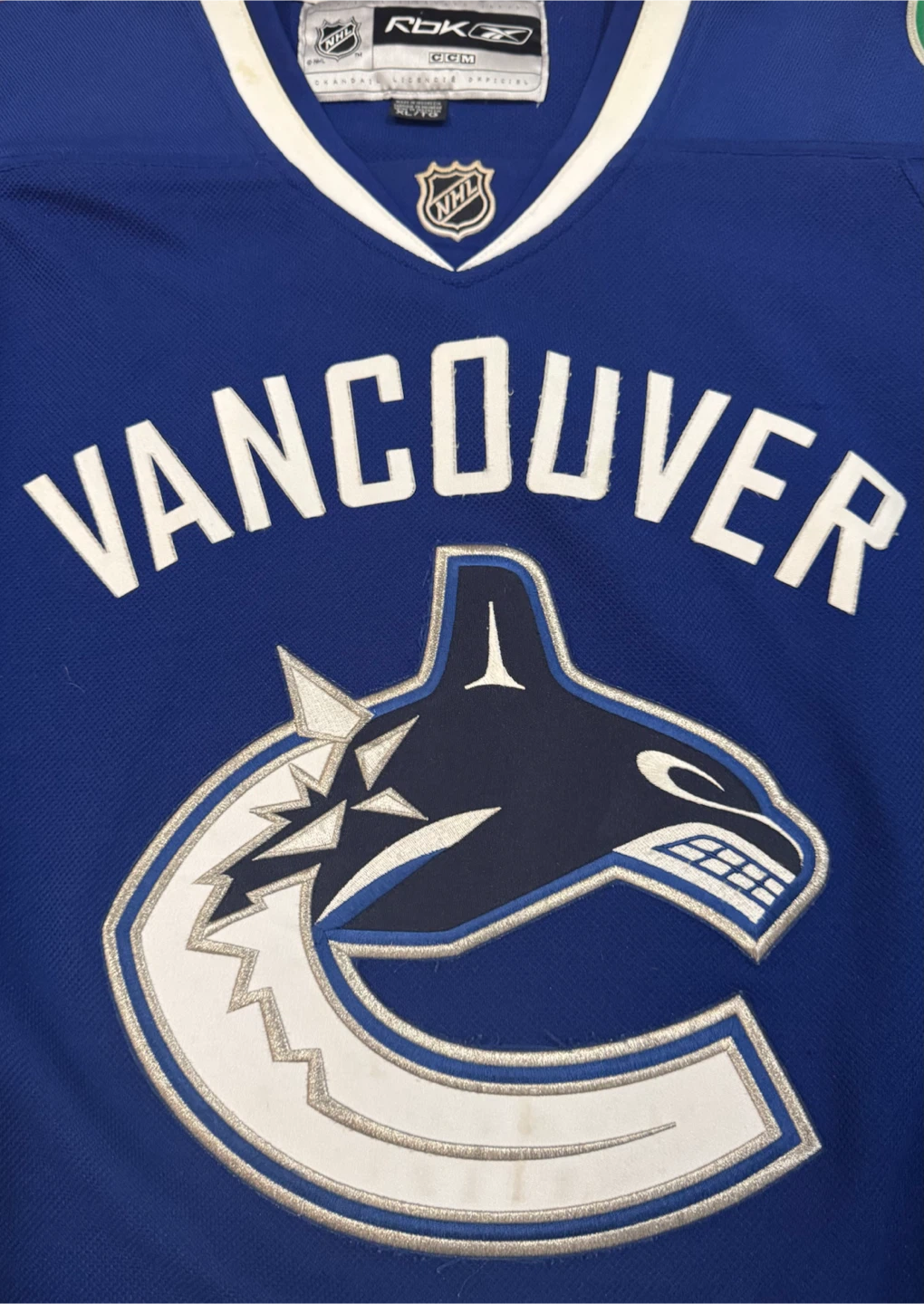 Vancouver Canucks Reebok Orca Jersey Size XL - photo 3