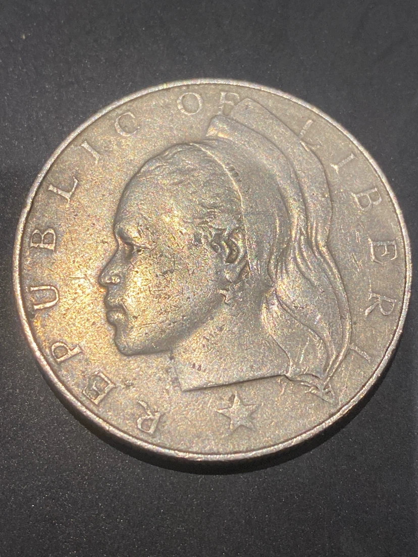 Liberia One Dollar Coin 1966
