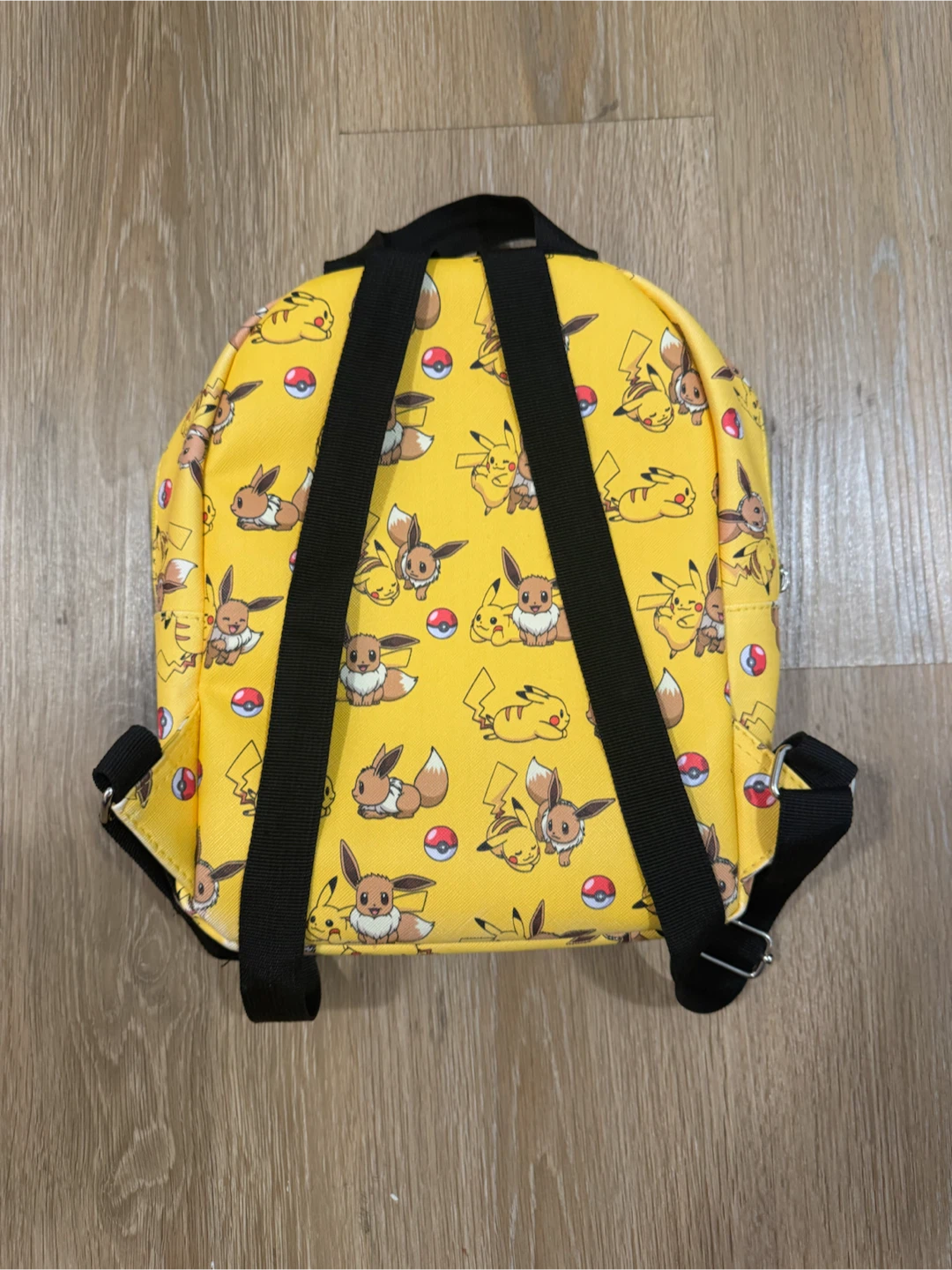 Pokemon Pikachu and Eevee Yellow Backpack - photo 3