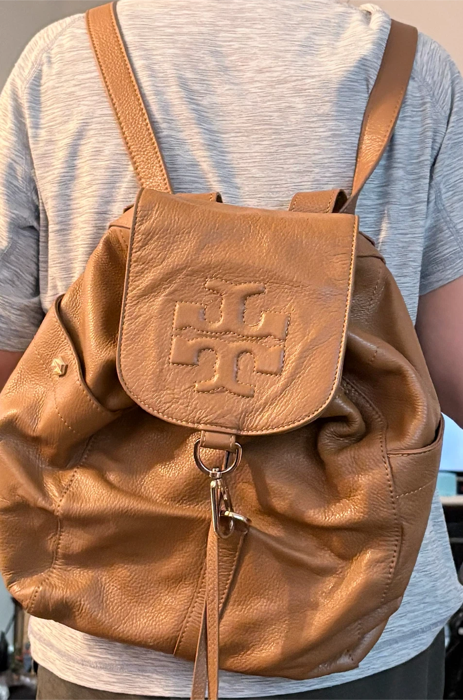 Tory Burch Leather Backpack