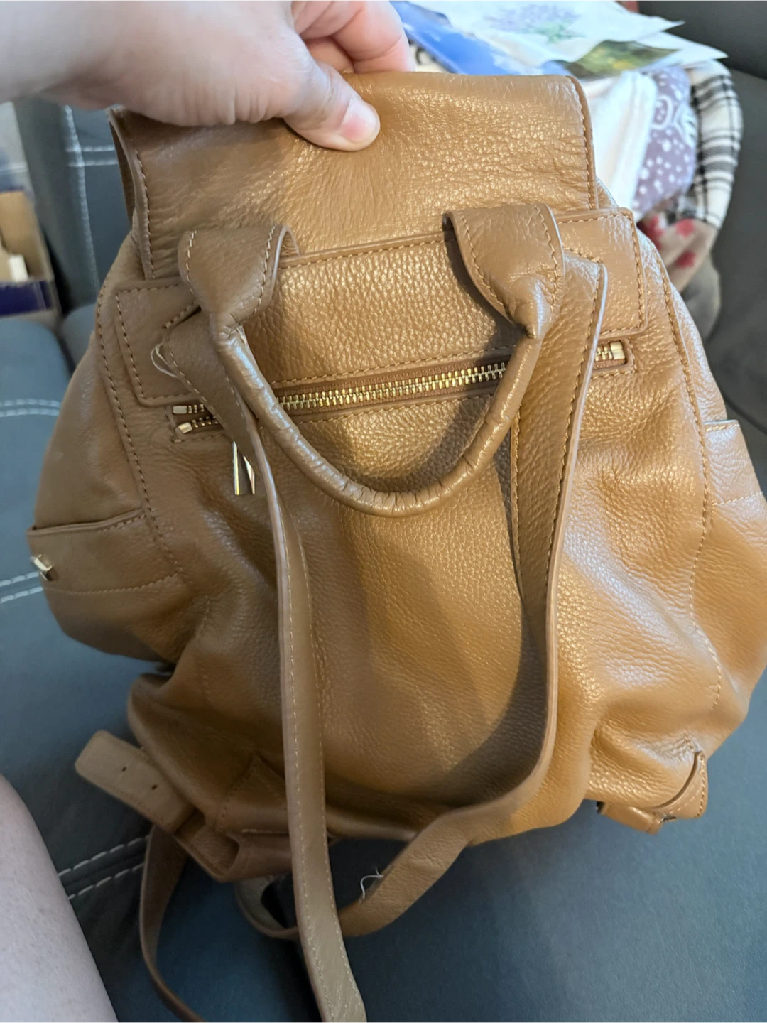 Tory Burch Leather Backpack - photo 2