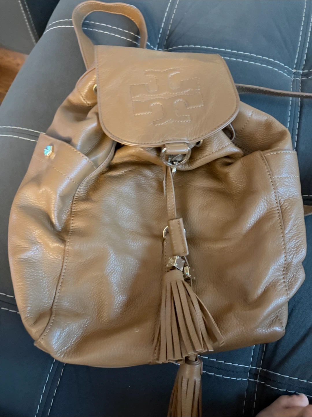 Tory Burch Leather Backpack - photo 3
