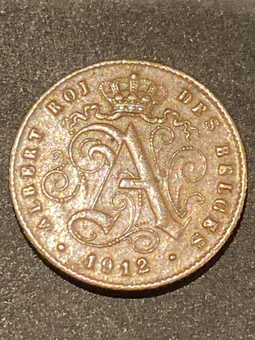 Belgium 1 Cent Coin 1912 Albert I - photo 2