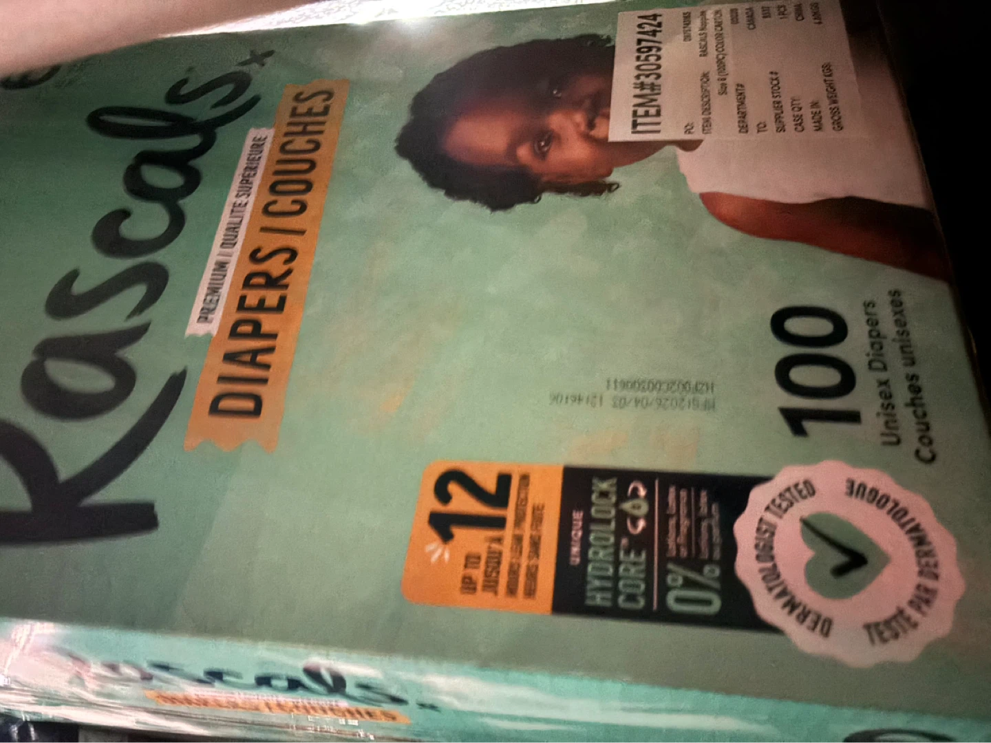 Rascals Premium Diapers - Size 6 - 100 Count