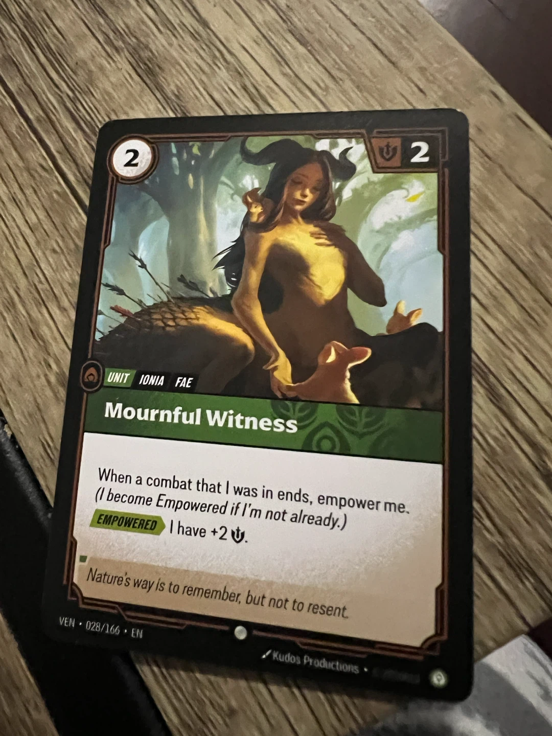 League of Legends Card - Mournful Witness