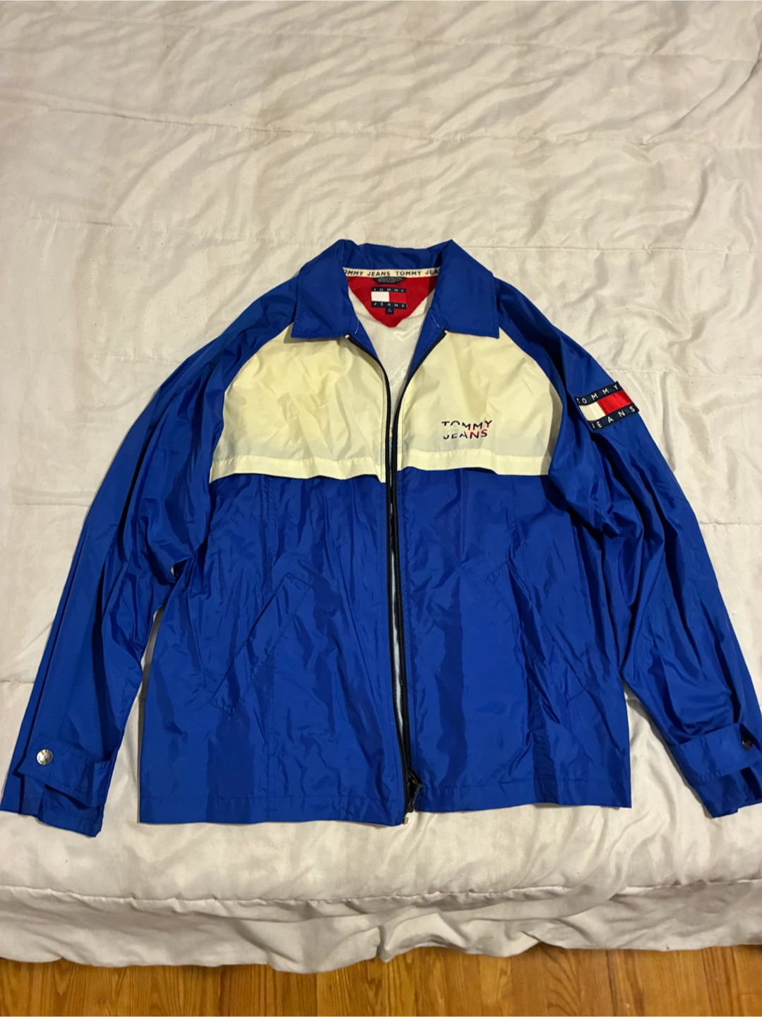 Tommy Jeans Blue & Yellow Windbreaker Jacket