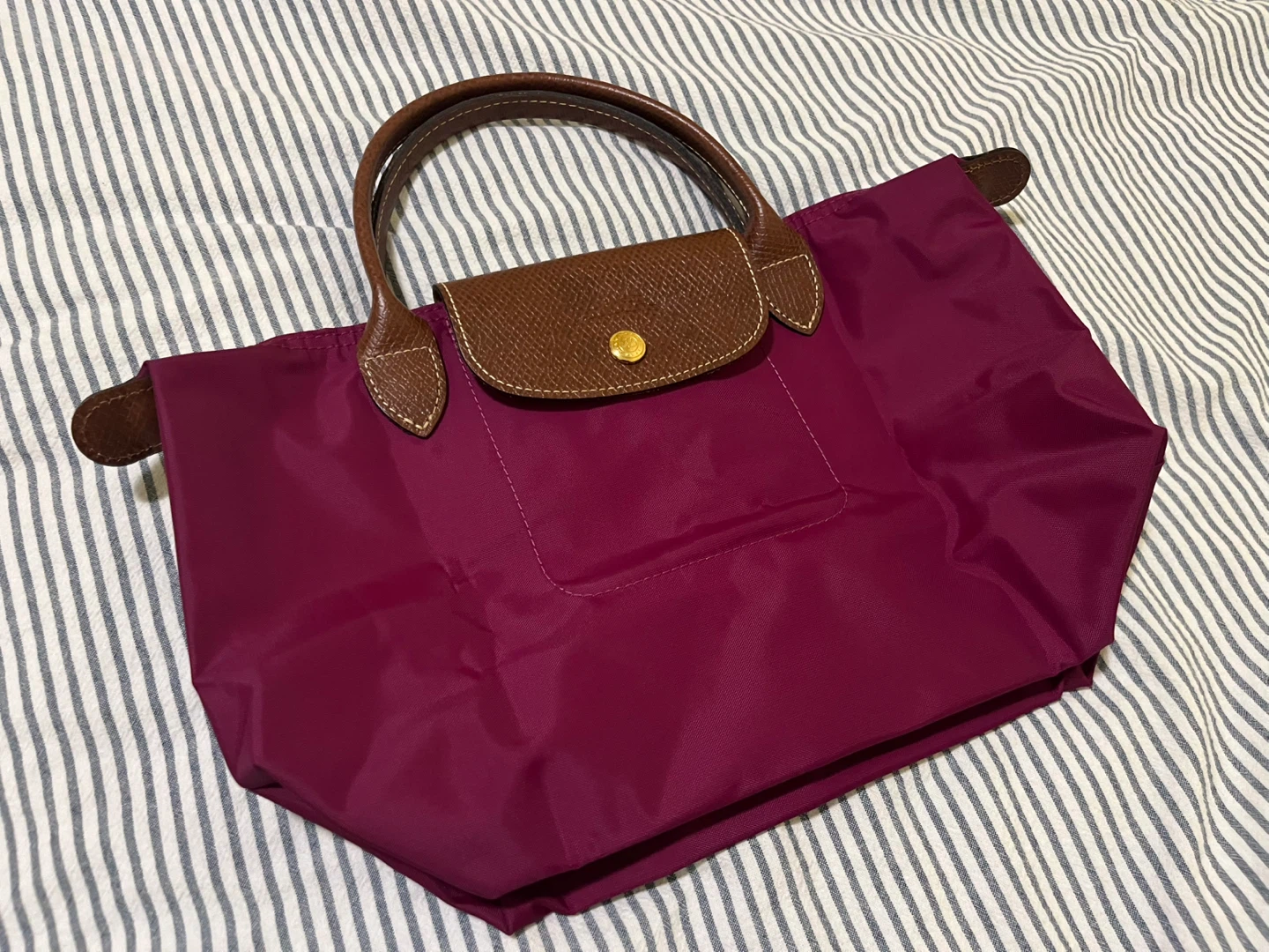 Longchamp Le Pliage Tote Bag Small Dahlia