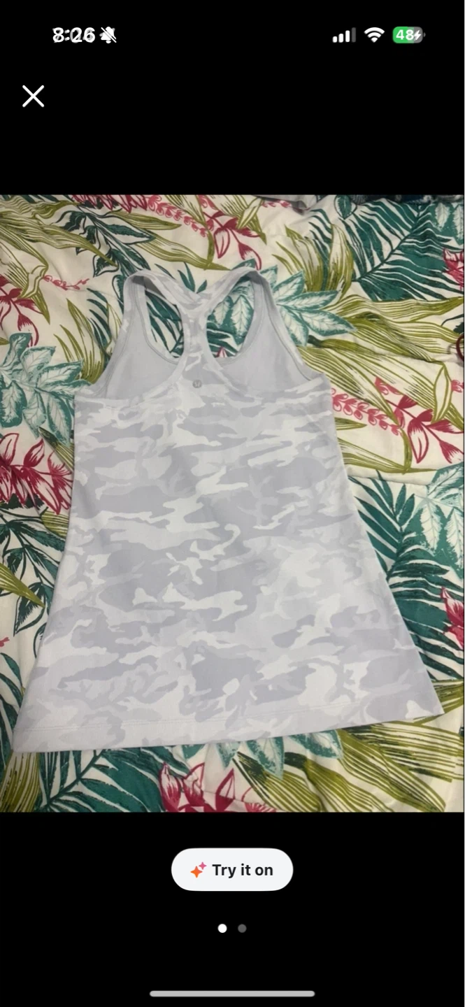 Lululemon Camo Tank Top