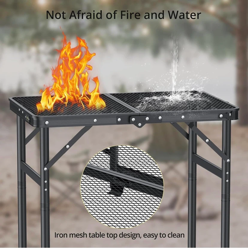 New Anbte Folding Mesh Grill / Camping Table - photo 3