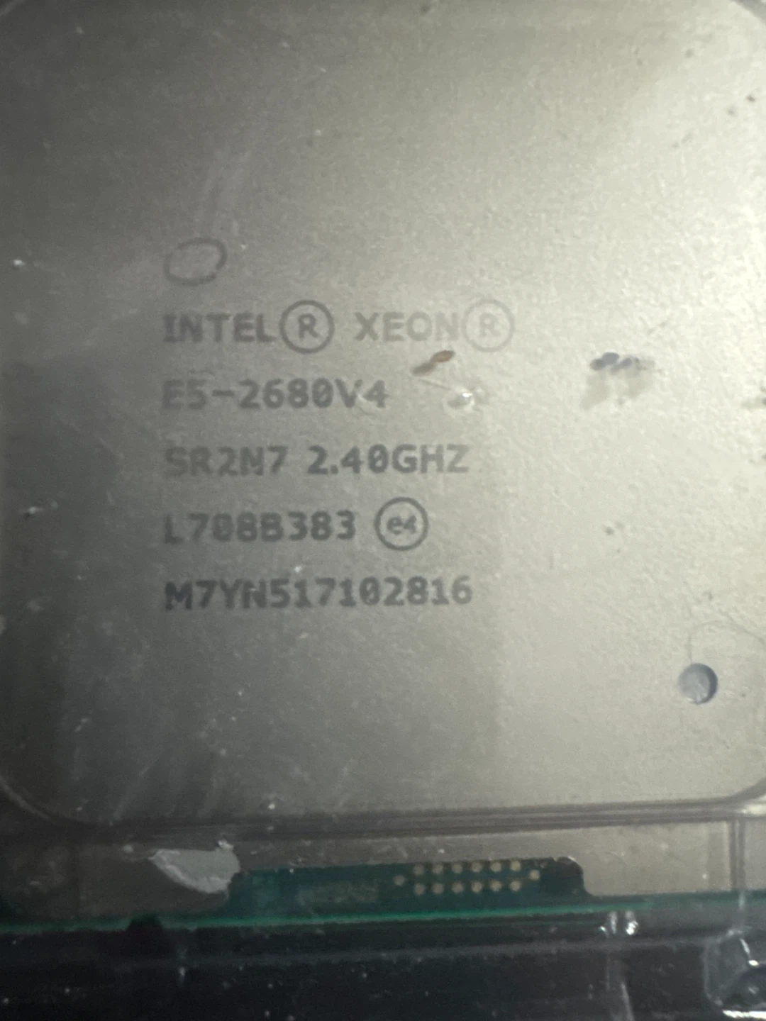 Intel Xeon E5-2680v4 SR2N7 CPU 2.40GHz - photo 2