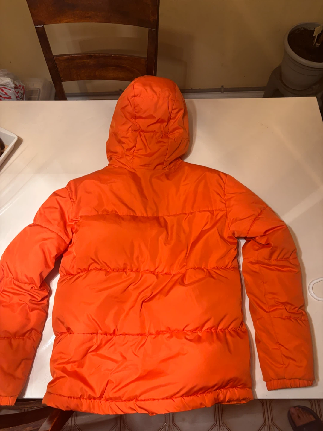 Old Navy Orange Puffer Jacket XL (14-16) - photo 2