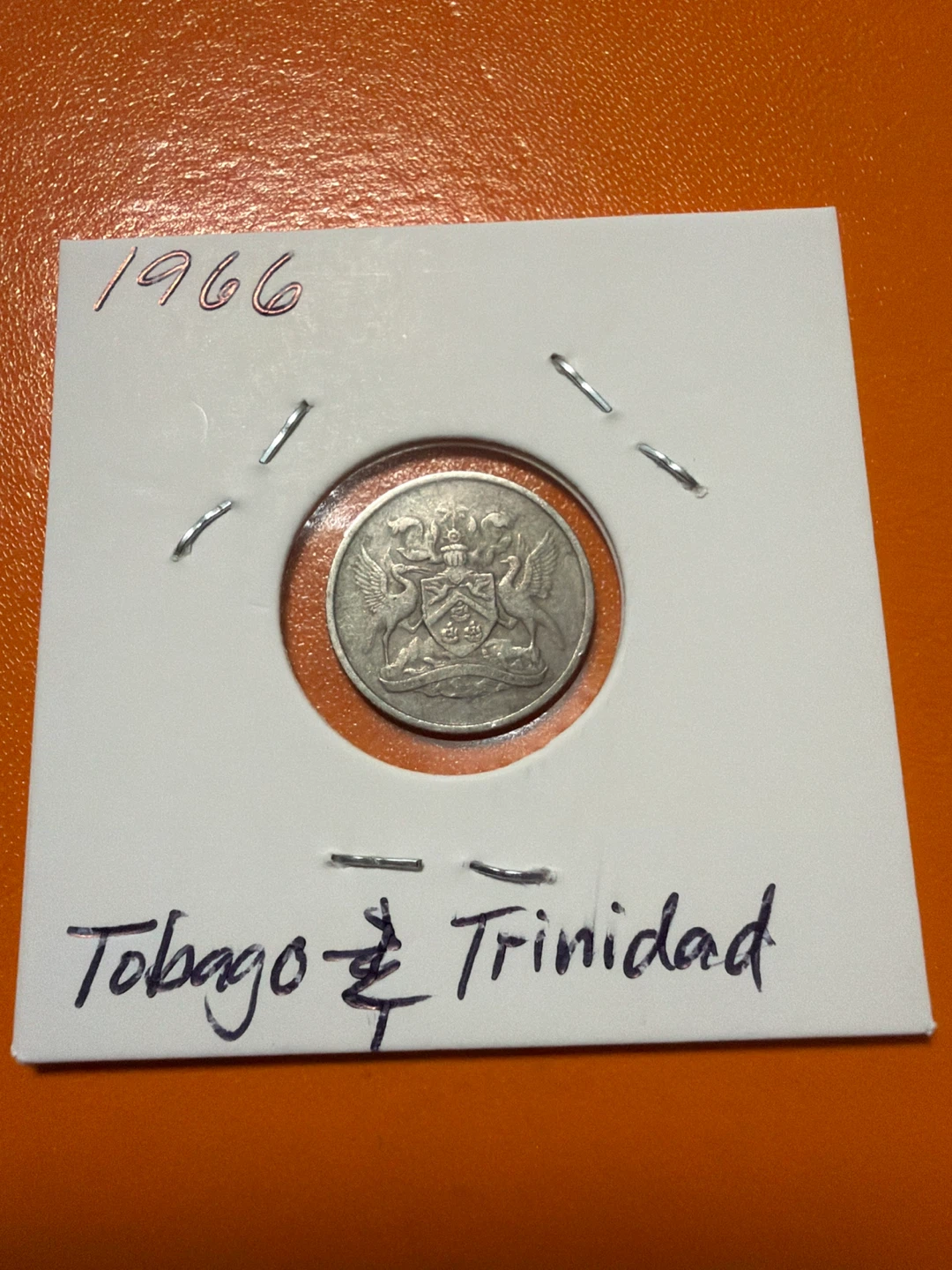1966 Trinidad and Tobago 10 Cents Coin - photo 2