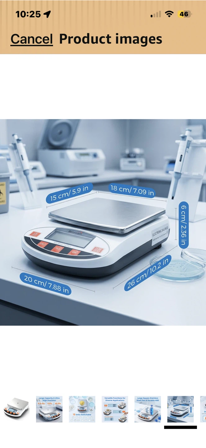 Bonvoisin 5000g x 0.01g Digital High Precision Electronic Scale - photo 4